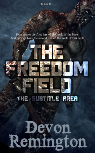 3D mockup of Shark #7548 - Premade Apocalyptica Book Cover