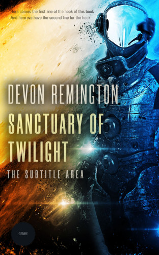 3D mockup of Hampton #7618 - Premade Apocalyptica Book Cover