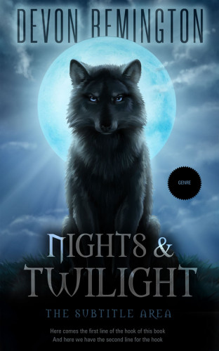 3D mockup of Mirage #7631 - Premade Fantasy Book Cover