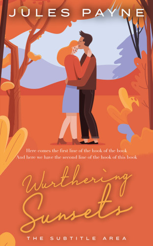 3D mockup of Red Damask #7853 - Premade Romance Book Cover