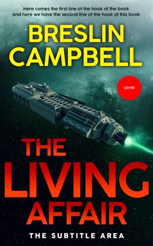 3D mockup of Red Damask #7897 - Premade Apocalyptica Book Cover