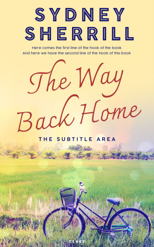 3D mockup of Hampton #7990 - Premade Literary Fiction Book Cover