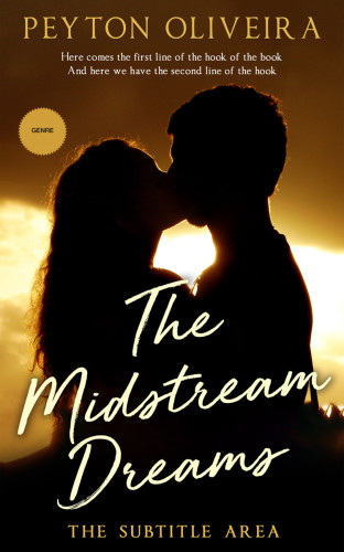 3D mockup of Harvest Gold #8050 - Premade Romance Book Cover