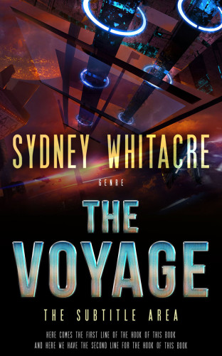 3D mockup of Gondola #8115 - Premade Science Fiction Book Cover