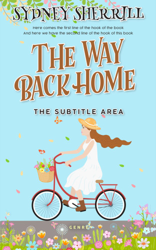 3D mockup of Powder Blue #8174 - Premade Teen & Young Adult Book Cover