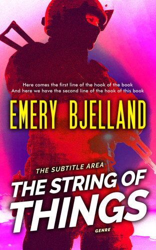 3D mockup of Claret #8210 - Premade Mystery & Thriller & Suspense Book Cover