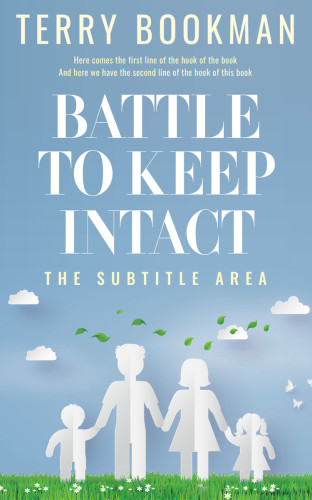 3D mockup of Polo Blue #8315 - Premade Family & Parenting Book Cover