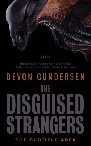 3D mockup of Cod Gray #8386 - Premade Science Fiction Book Cover