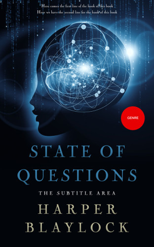 3D mockup of Ebony #8475 - Premade Abstract Book Cover