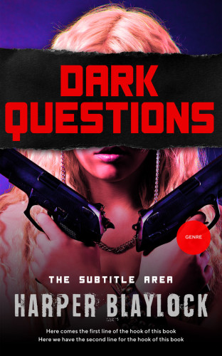 3D mockup of Roman #8483 - Premade Mystery & Thriller & Suspense Book Cover