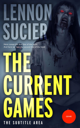 3D mockup of Golden Sand #8536 - Premade Horror Book Cover