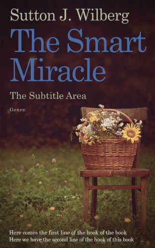 3D mockup of English Walnut #8590 - Premade Literary Fiction Book Cover