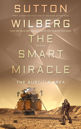 3D mockup of Barley Corn #8596 - Premade Science Fiction Book Cover