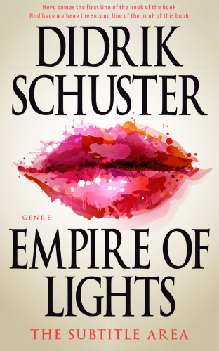 3D mockup of Pearl Bush #8675 - Premade Abstract Book Cover