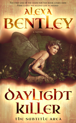 3D mockup of Gold Sand #8958 - Premade Fantasy Book Cover