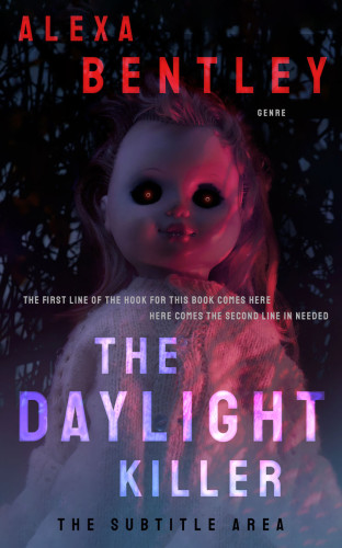 3D mockup of Steel Gray #9002 - Premade Horror Book Cover