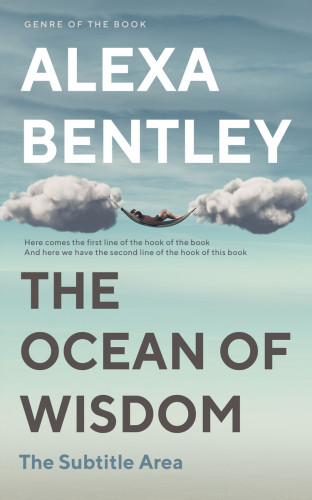 3D mockup of Powder Ash #9086 - Premade Abstract Book Cover