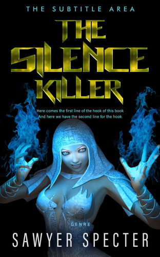 3D mockup of Bunker #9118 - Premade Fantasy Book Cover