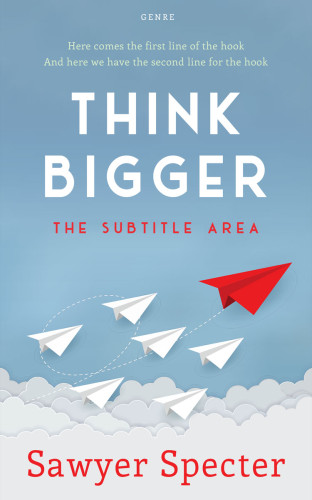 3D mockup of Glacier #9205 - Premade Business Book Cover