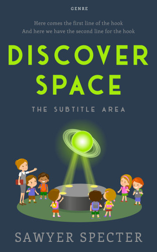 3D mockup of Limed Spruce #9209 - Premade Education Book Cover