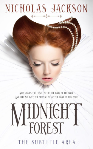 3D mockup of Saddle #9338 - Premade Historical Book Cover