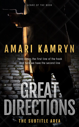 3D mockup of Heathered Gray #9544 - Premade Mystery & Thriller & Suspense Book Cover