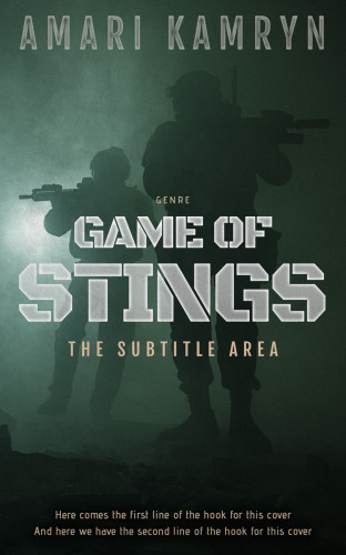 3D mockup of Heavy Metal #9560 - Premade Mystery & Thriller & Suspense Book Cover