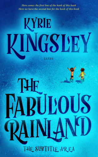 3D mockup of Bright Turquoise #9681 - Premade Teen & Young Adult Book Cover