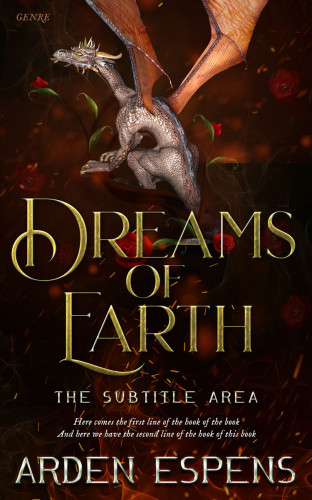 3D mockup of Graphite #9730 - Premade Fantasy Book Cover