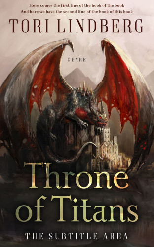 3D mockup of Akaroa #9887 - Premade Fantasy Book Cover