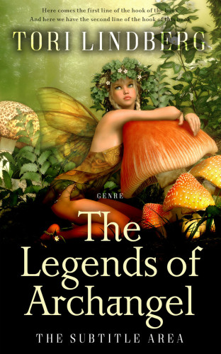 3D mockup of Harvest Gold #9903 - Premade Fantasy Book Cover