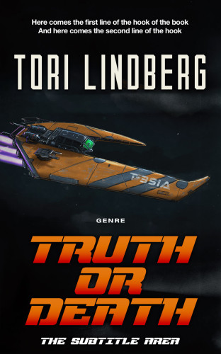 3D mockup of Raw Sienna #9911 - Premade Science Fiction Book Cover