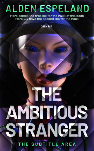 3D mockup of Cinder #9937 - Premade Science Fiction Book Cover