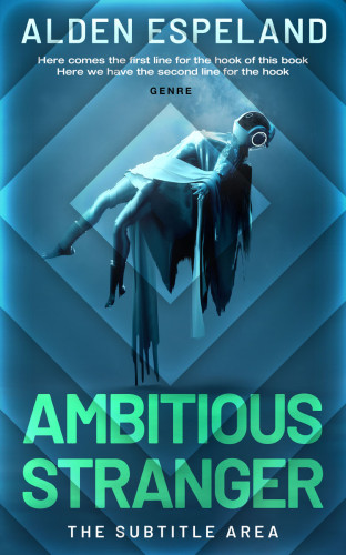 3D mockup of Blumine #9941 - Premade Science Fiction Book Cover