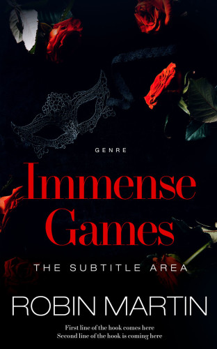 3D mockup of Ebony #10111 - Premade Erotica Book Cover | BookCoverZone