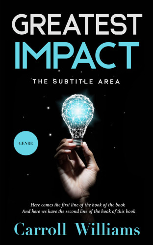 3D mockup of Black #10272 - Premade Business Book Cover