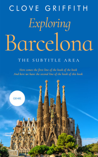 3D mockup of Denim #10307 - Premade Travel Book Cover