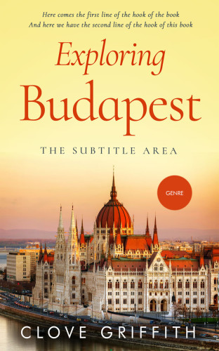 3D mockup of Chalky #10309 - Premade Travel Book Cover