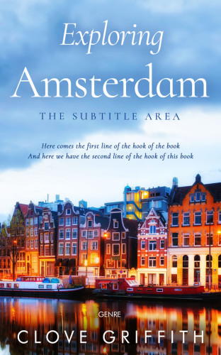 3D mockup of Cornflower #10311 - Premade Travel Book Cover