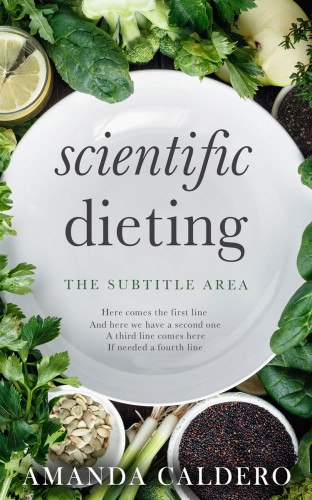 3D mockup of Green Kelp #10699 - Premade Health & Dieting & Fitness Book Cover