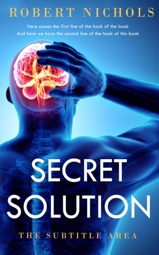 3D mockup of Chathams Blue #10755 - Premade Health & Mind & Body Book Cover