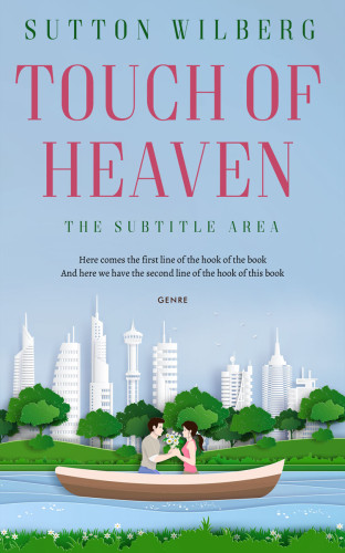 3D mockup of Periwinkle Gray #10861 - Premade Travel Book Cover