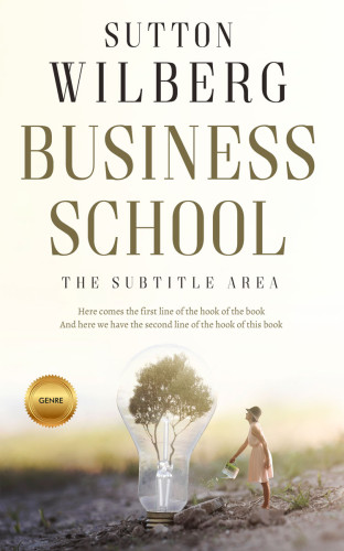 3D mockup of Spring Wood #10870 - Premade Business Book Cover