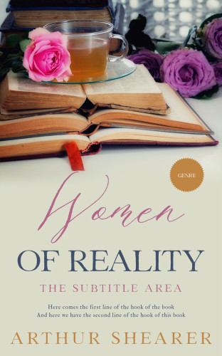 3D mockup of Swirl #11022 - Premade Poetry Book Cover