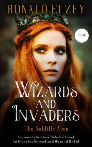 3D mockup of Antique Brass #11638 - Premade Fantasy Book Cover