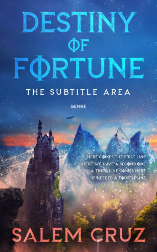 3D mockup of Chambray #11686 - Premade Travel Book Cover