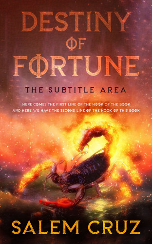 3D mockup of Sanguine Brown #11687 - Premade Fantasy Book Cover