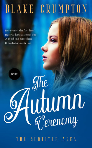 3D mockup of Venice Blue #11837 - Premade Teen & Young Adult Book Cover