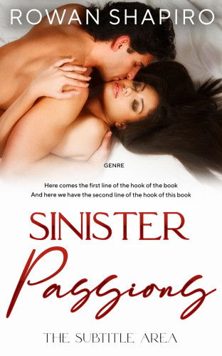 3D mockup of Tan #12000 - Premade Erotica Book Cover