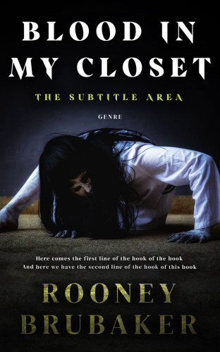 3D mockup of Woodsmoke #12208 - Premade Horror Book Cover